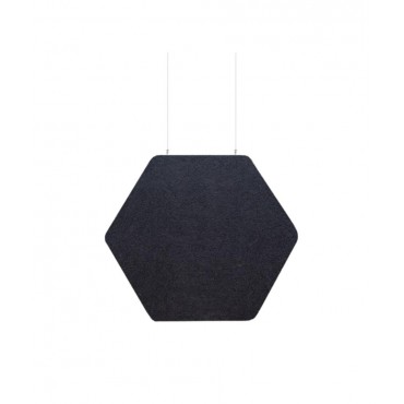 Audiodesigner ECOBAFFLE Hexagon Lato Ηχοαπορροφητικά Πάνελ Οροφής 350cm Μαύρο (Σετ 4 Τεμαχίων)