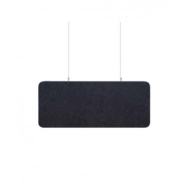 Audiodesigner ECOBAFFLE Rectangle Ηχοαπορροφητικά Πάνελ Οροφής 30x120cm Μαύρο (Σετ 4 Τεμαχίων)