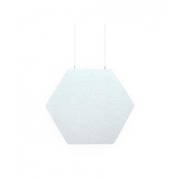 Audiodesigner ECOBAFFLE Hexagon Lato Ηχοαπορροφητικά Πάνελ Οροφής 350cm Λευκό (Σετ 4 Τεμαχίων)