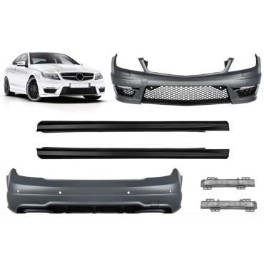 Body kit για Mercedes C- class W204  (2007-2015) C63 AMG Design - Coupe 2D