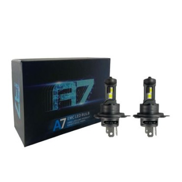 Bi Led λάμπες Η4  για μεσαία ή μεγάλα φώτα Plug-N-Play 90 000 lux , 36 Watt - 6000K - 900% πιό έντονη φωτεινότητα 2τμχ.