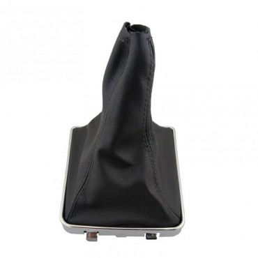 Φυσούνα Λεβιέ Ταχυτήτων Μαρκέ Για Opel Astra H 04-09 Μαύρη Με Πλαίσιο Χρωμίου GK0916