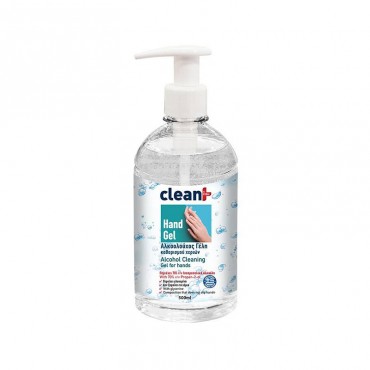 Αλκοολούχο Gel Χεριών Clean+ By Feral 500ml Με Αντλία