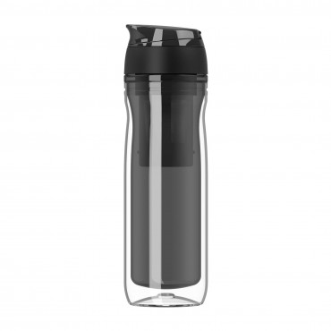 Timolino Omni Tritan Insulated Bottle Tall 400ml Μαύρο