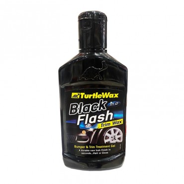 Αλοιφή Μαύρων Πλαστικών Προφυλακτήρα Black In A Flash Trim Wax Turtle Wax 300ML