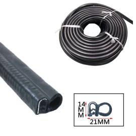 Λάστιχο (Τσιμούχα) Πόρτας Αυτοκινήτου 14χ21mm 1 Μέτρο