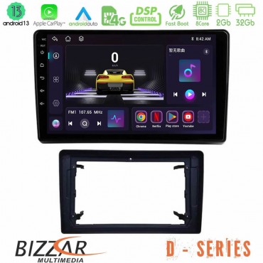 Bizzar D Series Chrysler / Dodge / Jeep 8core Android13 2+32GB Navigation Multimedia Tablet 10"