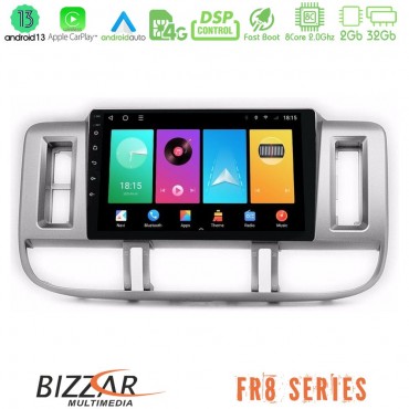 Bizzar FR8 Series Nissan X-Trail (T30) 2000-2003 8core Android13 2+32GB Navigation Multimedia 9"