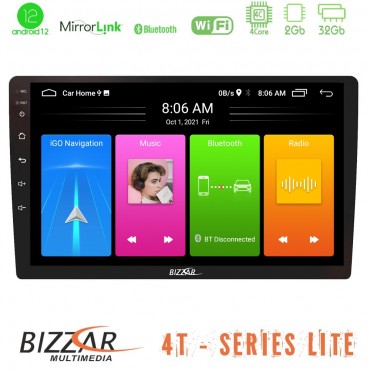 Bizzar 4T Series Android12 2+32GB Navigation Multimedia Tablet 9"