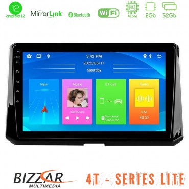 Bizzar 4T Series Toyota Corolla 2019-2022 4Core Android12 2+32GB Navigation Multimedia Tablet 10"