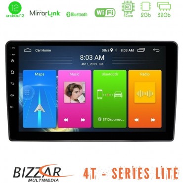 Bizzar 4T Series VW Passat 4Core Android12 2+32GB Navigation Multimedia Tablet 9"