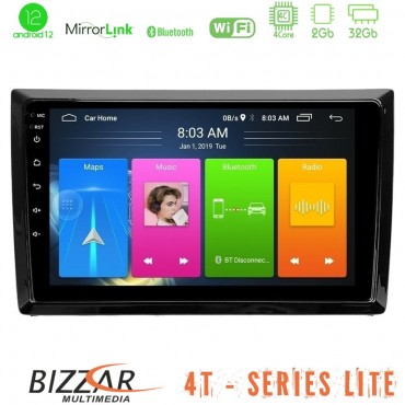 Bizzar 4T Series VW Beetle 4Core Android12 2+32GB Navigation Multimedia Tablet 9"