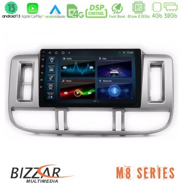 Bizzar M8 Series Nissan X-Trail (T30) 2000-2003 8core Android13 4+32GB Navigation Multimedia 9"
