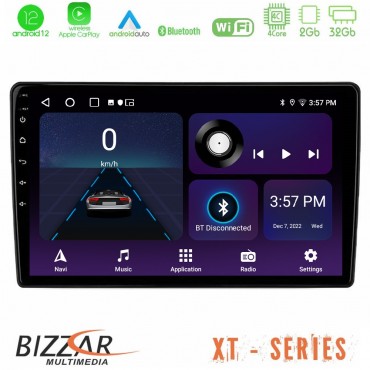 Bizzar XT Series Android12 2+32GB Navigation Multimedia Tablet 10" Με Carplay & Android Auto