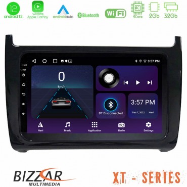 Bizzar XT Series Vw Polo 4Core Android12 2+32GB Navigation Multimedia Tablet 9"