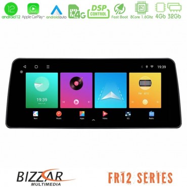 Bizzar Car Pad FR12 Series Chevrolet Aveo 2006-2010 8Core Android 12 4+32GB Navigation Multimedia Tablet 12.3″