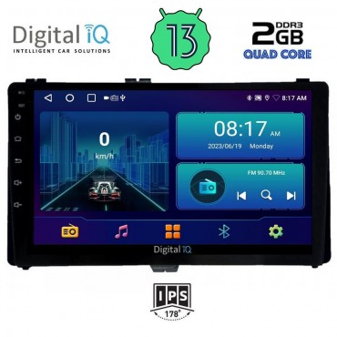 DIGITAL IQ BXB 1703_GPS (9inc) MULTIMEDIA TABLET OEM TOYOTA AURIS mod. 2015&gt; - COROLLA mod. 2017-2019
