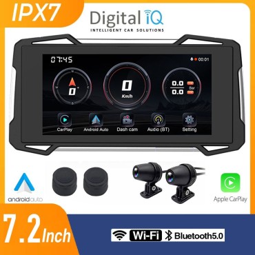 DIGITAL IQ PNA 7200_CPA (7inc) MOTORCYCLE NAVIGATOR (with TPMS - 2 CAMERAS)