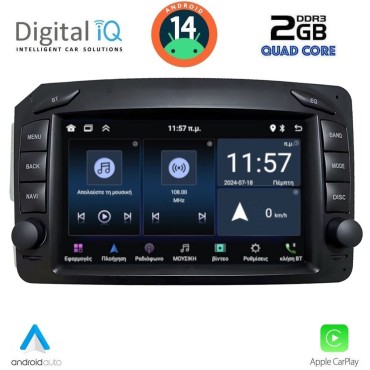 DIGITAL IQ BLD 271_CPA (7" DECK) MULTIMEDIA SYSTEM for MERCEDES C (W203) mod. 1999-2004