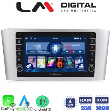 LM Digital - LM ZG4025 GPS Οθόνη OEM Multimedia Αυτοκινήτου για Toyota Avensis 2003>2008 (CarPlay/AndroidAuto/BT/GPS/WIFI/GPRS)