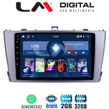 LM Digital - LM ZL4027 GPS Οθόνη OEM Multimedia Αυτοκινήτου για TOYOTA AVENSIS T27 2009 > 2016  (BT/GPS/WIFI)