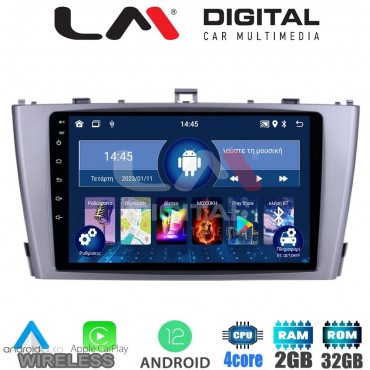 LM Digital - LM ZN4027 GPS Οθόνη OEM Multimedia Αυτοκινήτου για TOYOTA AVENSIS T27 2009 > 2016  (CarPlay/AndroidAuto/BT/GPS/WIFI/GPRS)