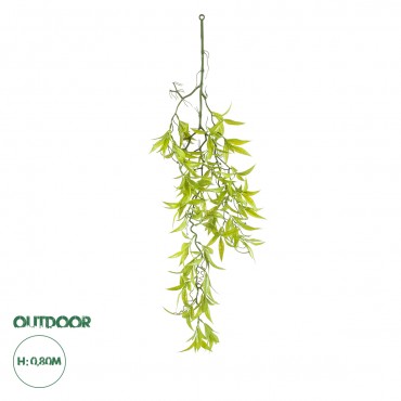 GloboStar® Artificial Garden SALIX MATSUDANA HANGING BRANCH 20411 Τεχνητό Διακοσμητικό Κρεμαστό Φυτό Ιτέα Υ80cm