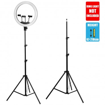 GloboStar® 75807 Professional Floor Tripod - Επαγγελματικό Επιδαπέδιο Τρίποδο για Ring Light LED