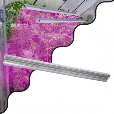 GloboStar® 85958 Linear Grow Light Full Spectrum LED Γραμμικό Φωτιστικό Ανάπτυξης Φυτών Θερμοκηπίου 120cm SMD 2835 200W 120° AC230V IP54 Εσωτερικού Χώρου για Κάλυψη Επιφάνειας 1.2m x 1.2m Πλήρους Φάσματος Φωτισμού