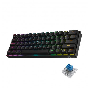 Gaming πληκτρολόγιο - Redragon K530 RGB Draconic Pro Black (Custom Blue)