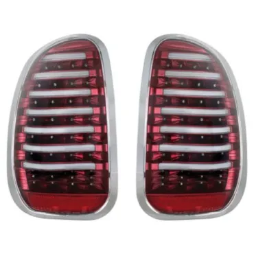 Πίσω φανάρια led για Mini Cooper (2009+) - μαύρα - σετ 2τμχ.