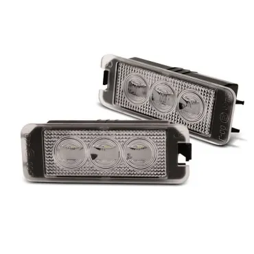 Πλαφονιέρα πίσω πινακίδας για Vw Golf 5,6,7 CANBUS / Polo 6R / Passat 3C CC  - με 3 led - 2 τμχ.