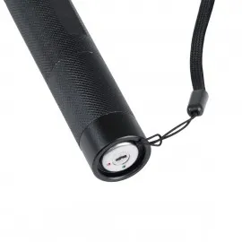 GloboStar® 78998 Φορητό Επαναφορτιζόμενο Laser Pointer 5Mw Class 3 DOT Zoom με Extra Κεφαλή για Dot Effects με Μπαταρία 18650 Li-ion 4800mAh & Φορτιστή - UV 405nm Φ2.2 x Υ15cm